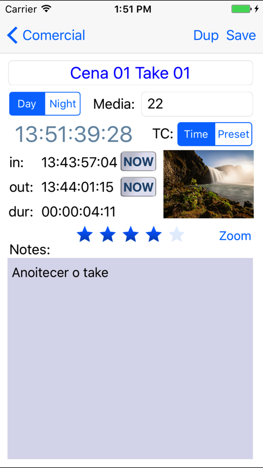 #3. Timecode List (+Calc) (iOS) Podle: Eduardo Halfen