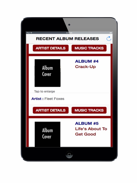 Screenshot #1 for My Music and Song Samples Database