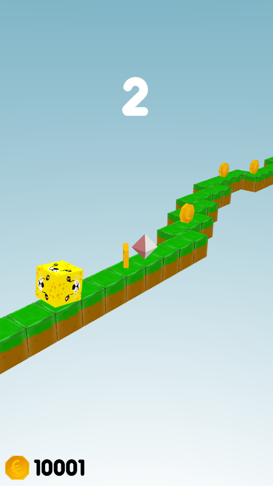 #4. Animals Path - tap and flips cube to change lane (iOS) 由: JUAN MIGUEL DE ROBLES MACEDO