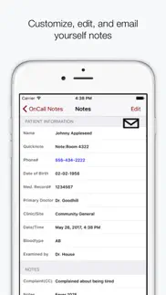 on call notes iphone screenshot 3