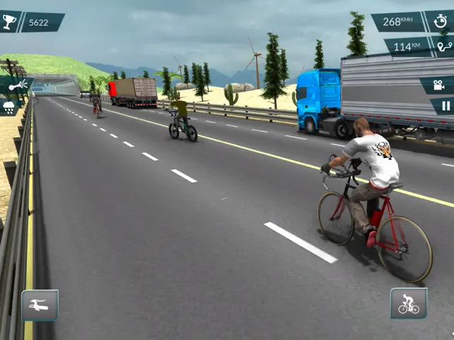 स्क्रीनशॉट 2 Juego de Carreras de Bicicletas 2017 y Quad Stunts iphone