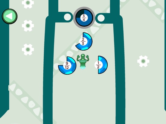 Robo Math Fractions iPad app afbeelding 4