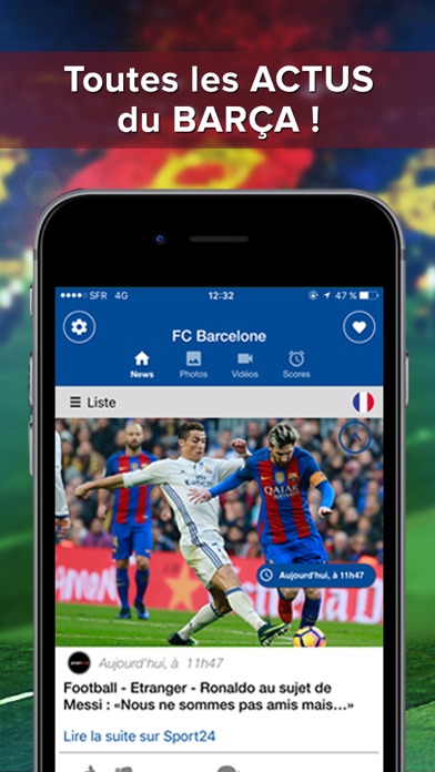 Screenshot #2 pour Barcelona Addict : News et Alertes des Blaugranas