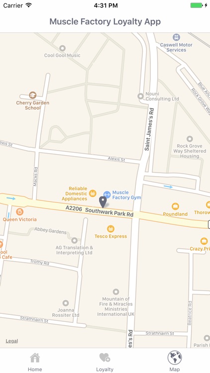 Muscle Factory Loyalty App