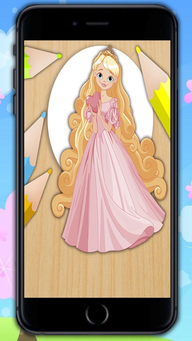 Screenshot #1 pour Peinture Rapunzel - princesses coloration jeu