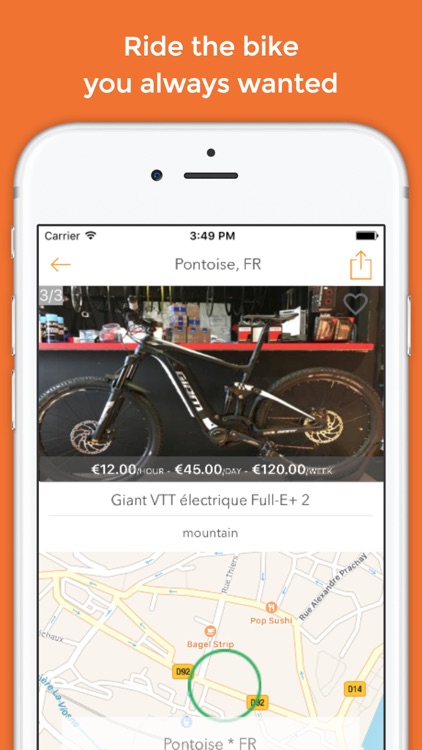 Spadfinder, Rent a bike, Anytime, Anywhere