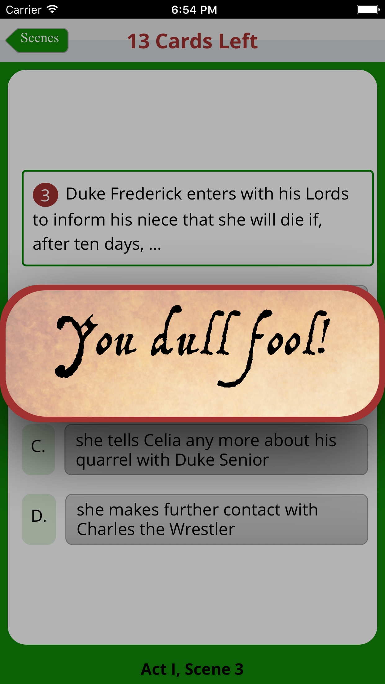 Angry Bard Quiz screenshot 3