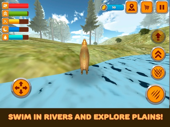 Screenshot #5 pour Capybara Wild Life Simulator 3D