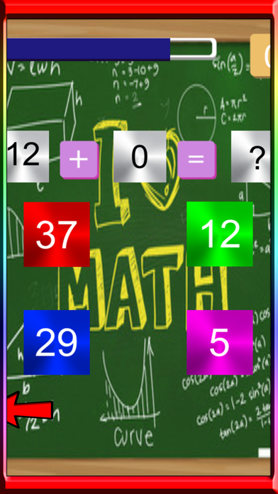 Screenshot #1 pour Test de mémoire Math – apprentissage Quiz pour enf