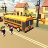 Pick & drop Kids School Bus Offroad Simulator Game App Icon