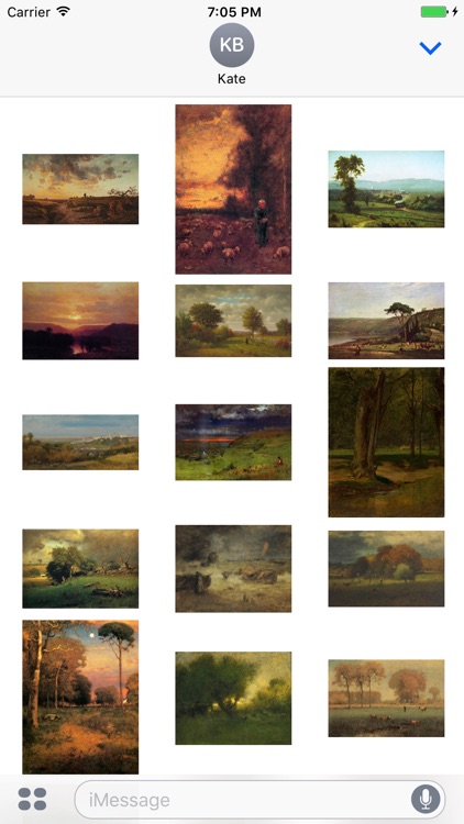 George Inness Artworks Stickers