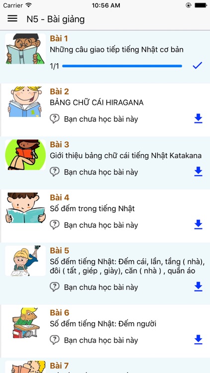 Bai giang Tieng Nhat - Offline