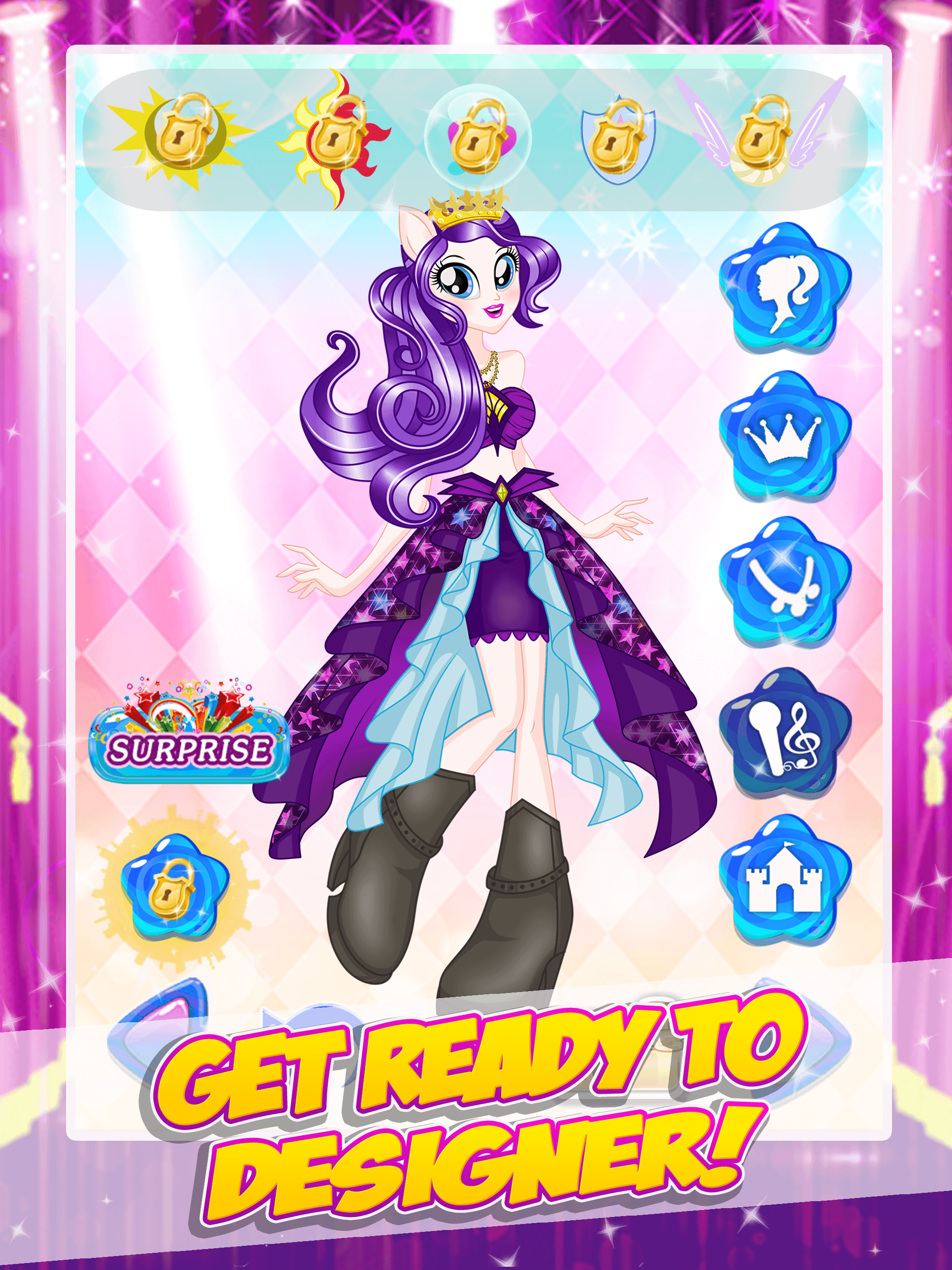 Pony Rainbow Friendship Dress Up Games screenshot 7