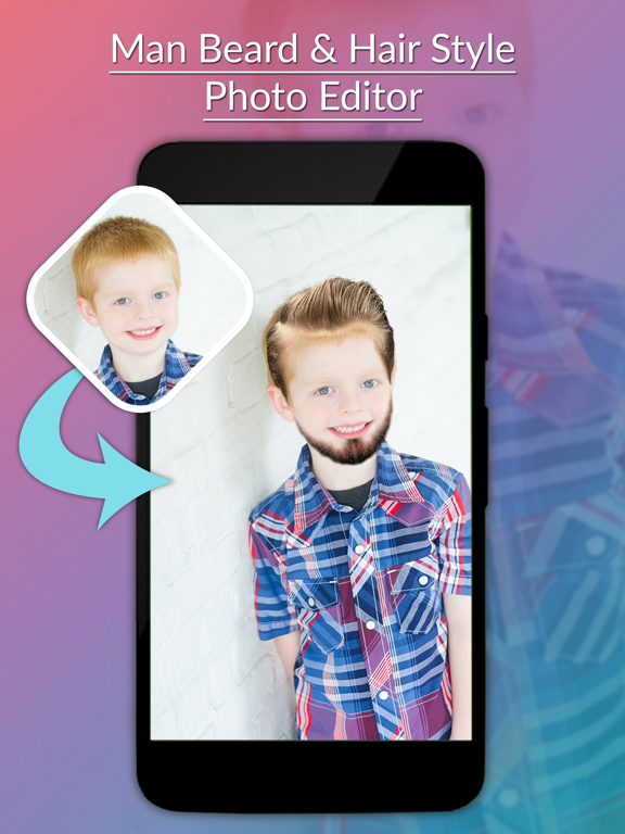 Screenshot #6 pour Man Beard & Hairstyle Photo Editor