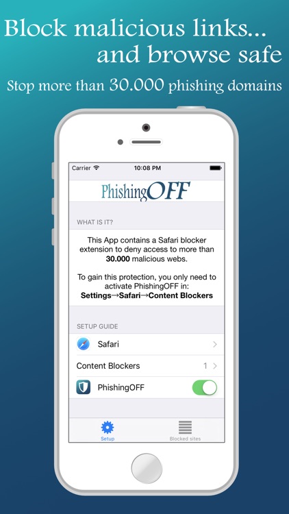 PhishingOFF for Safari (Phishing, malware blocker)