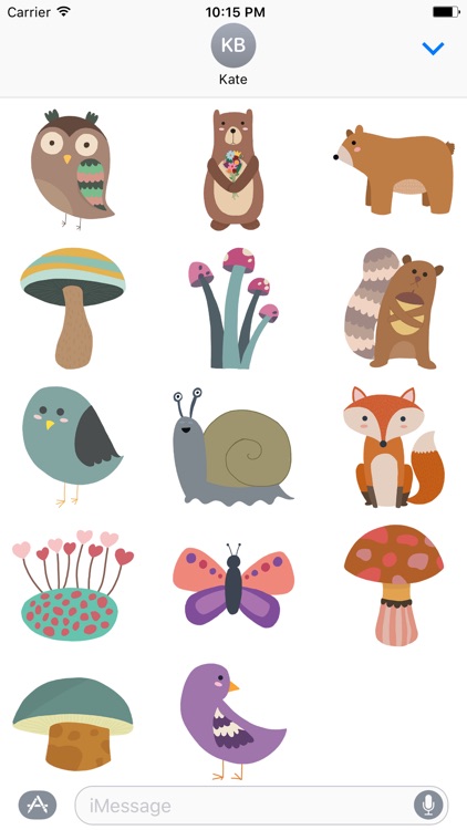 Woodland Animals - Cute Animal Stickers