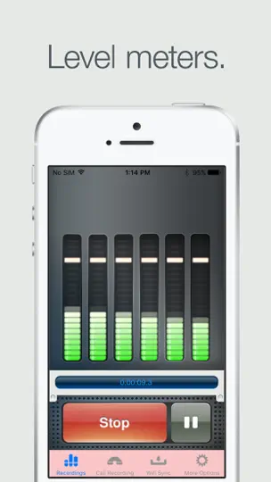 Screenshot von Recorder auf dem iPhone 4