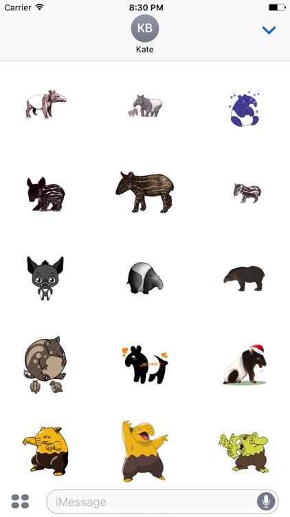 Tapirs Stickers