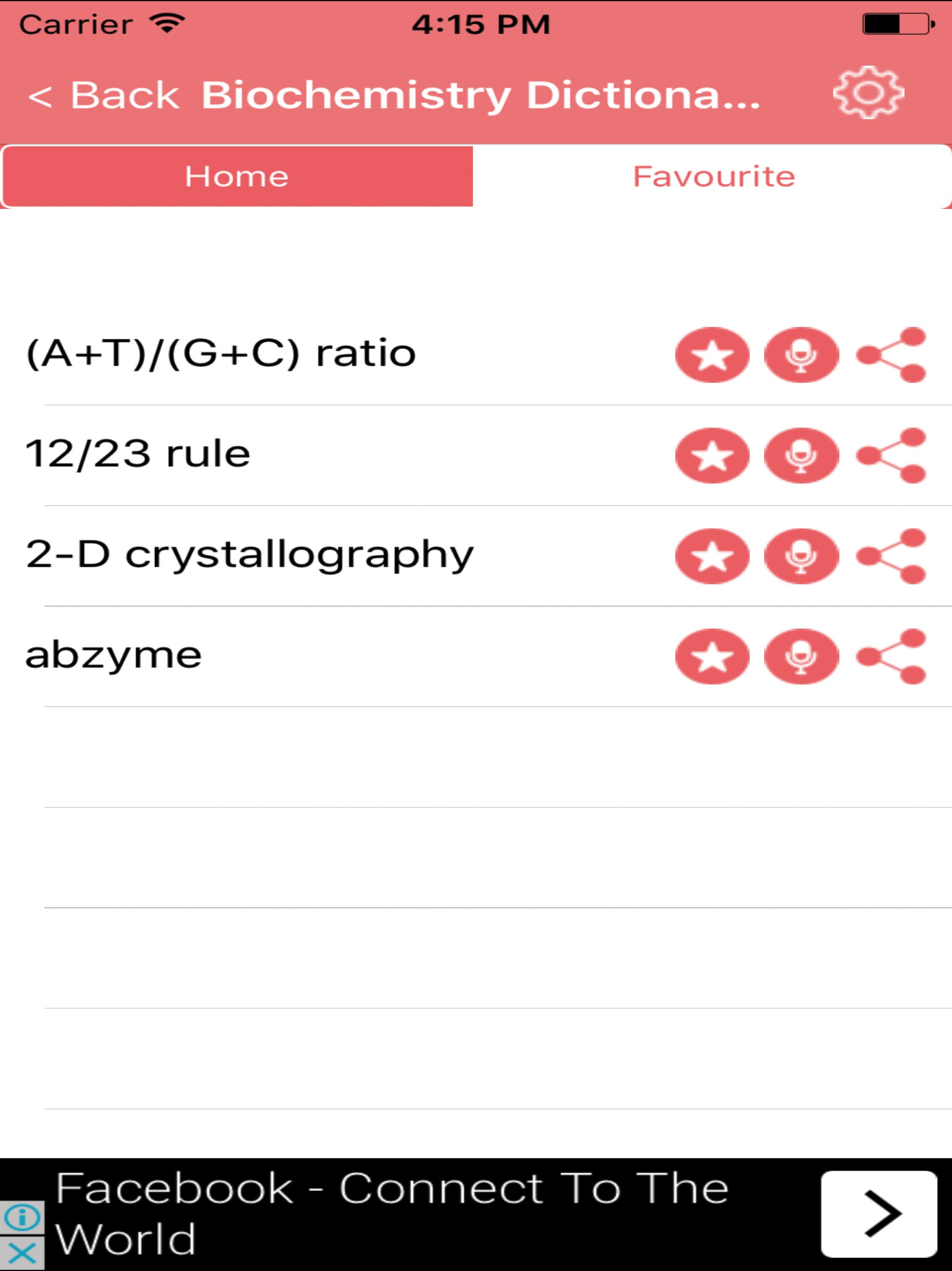 Biochemistry Dictionary - Definitions and Terms screenshot 5