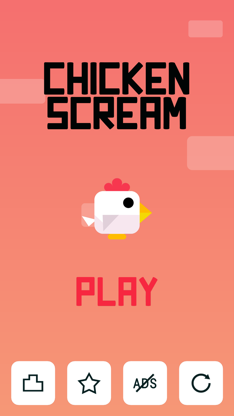 Chicken Scream Jump - Endless Arcade Game screenshot 1