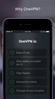onevpn — fast & secure vpn iphone screenshot 4