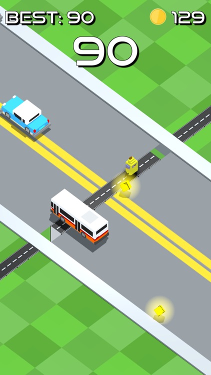 Blocky Traffic Attack screenshot-4