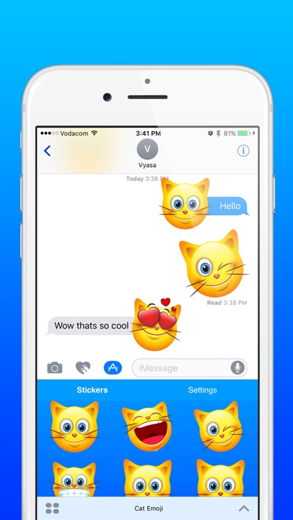 Cat Emoji - Cute Kitty Emoticon Stickers