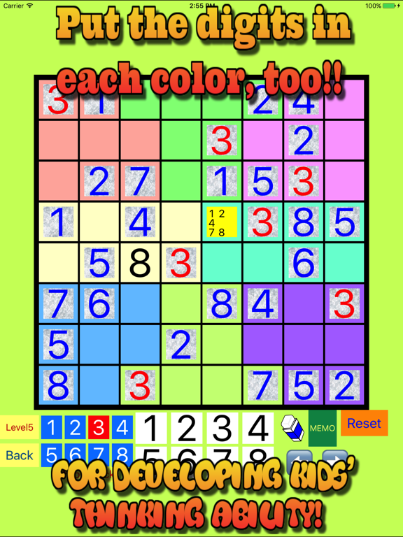 Screenshot #5 pour 6x6 & 7x7 & 8x8 SUDOKU from Easy to Difficult