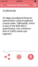 Computer Networking Dictionary - Terms Definitions screenshot
