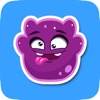 Purple Monster Cute Emoji Stickers for Messaging