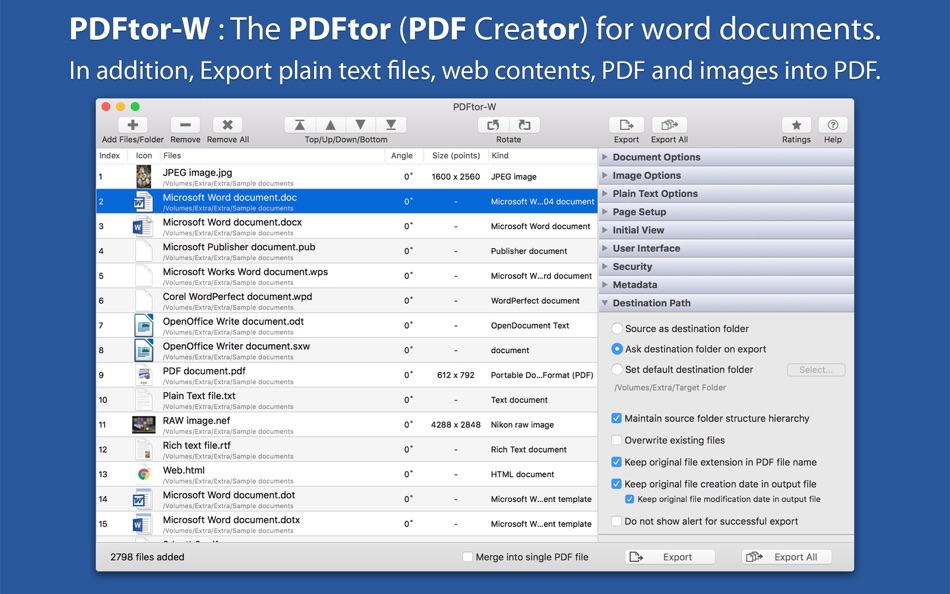 PDFtor-W - 4.2 - (macOS)