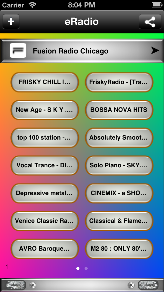 Screenshot #2 pour eRadio - Online radio streams