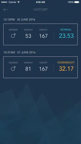 Game screenshot BMI Calculator Msia apk