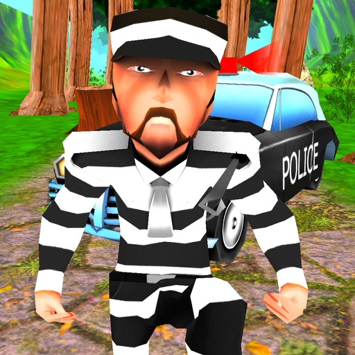 Jungle Crazy Runner: Prisoner Survival 3D app icon