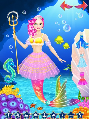 Magic Mermaid - Girls Makeup and Dress Up Game screenshot 4