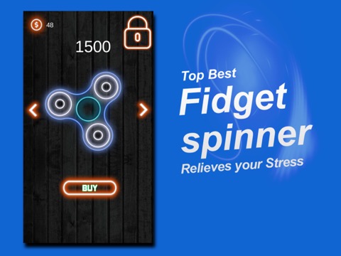 Fidget Hand Spinネオングローのおすすめ画像4