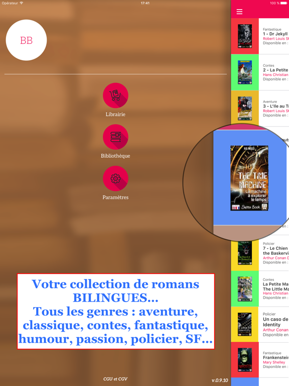 Screenshot #4 pour Switch Book romans bilingues