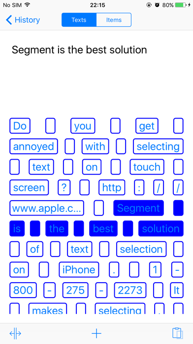 Segment - easy text selection screenshot 2