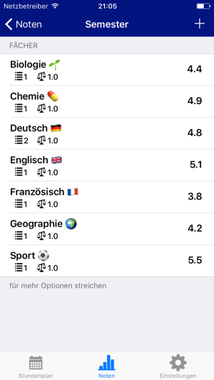 GreatGrades - Notenrechner(圖3)-速報App