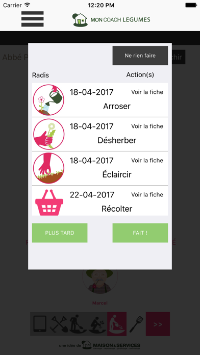 Screenshot #3 pour Mon Coach Légumes