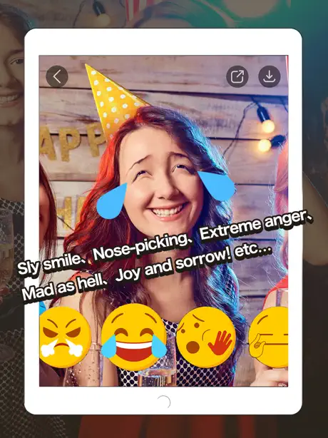 HAHAmoji - Funny Face Camera and GIF Emoji Maker