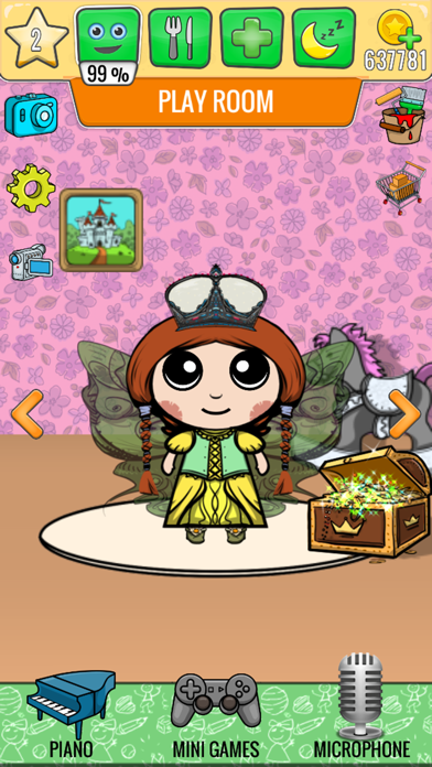 Screenshot #1 pour Princesse Qui Parle - Meilleurs Jeux Pour Enfants