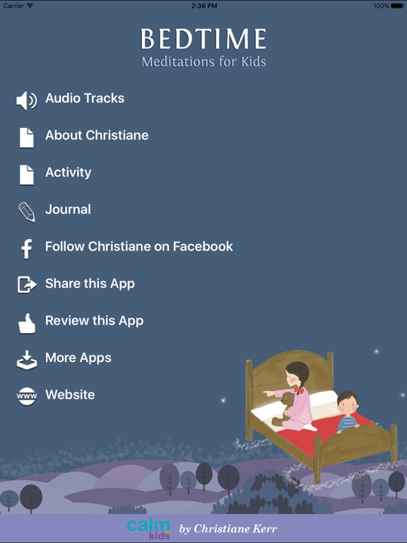Screenshot #5 pour Bedtime Meditations For Kids by Christiane Kerr