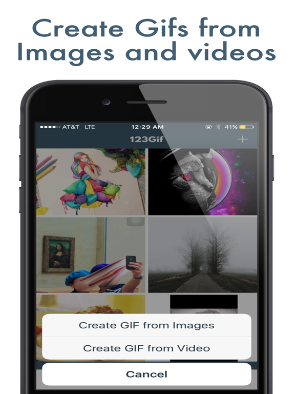 123Gif - Simple Gif Making iPad screenshot 3 - Photo & Video app