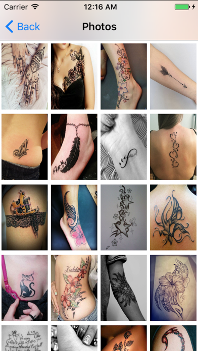 Girl Tattoo Designs HD Ideas body Art Inked Photoのおすすめ画像1