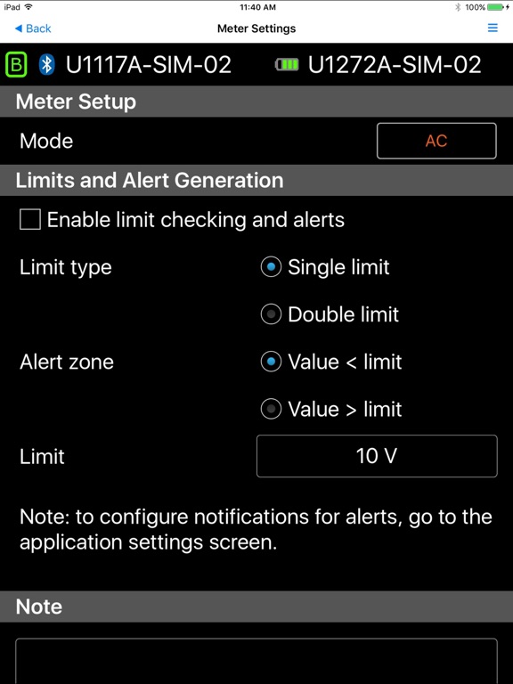 Screenshot #6 pour Keysight Meter Logger