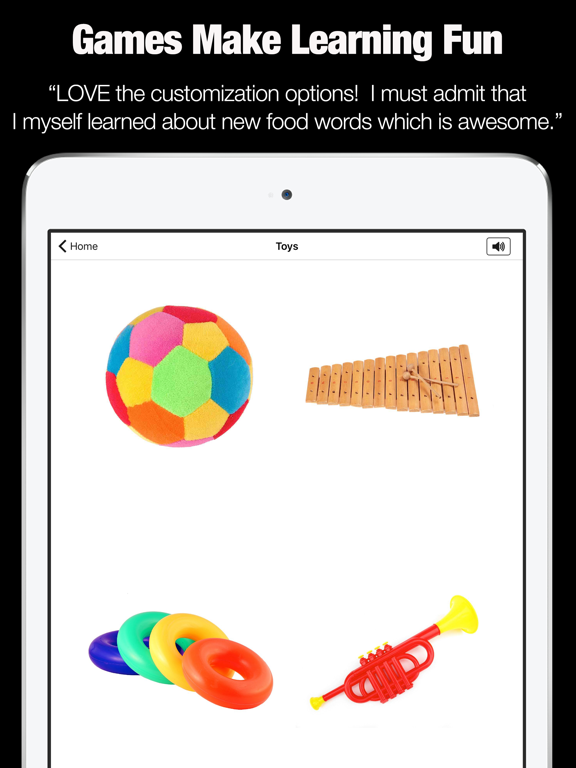 My First Words - Flashcards & Games iPad screenshot 2 - Education app