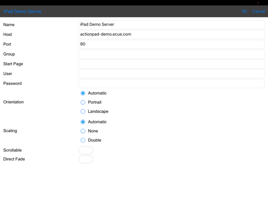 e:cue Action Pad iPad screenshot