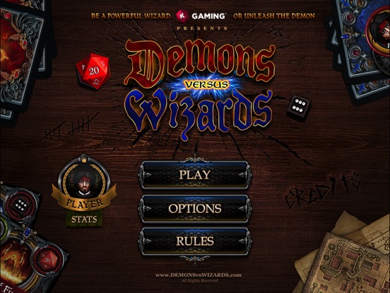 Demons vs. Wizards - Magic Card & Dice Game на iPad