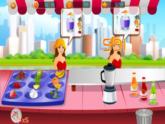 Screenshot #4 pour Jeu de restaurant - Yummy Juice Shop